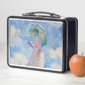 Claude Monet - Vrouw met een parasol naar links (In situ)