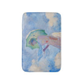 Claude Monet - Vrouw met een parasol naar links Badmat (Voorkant Verticaal)