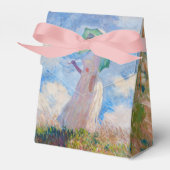 Claude Monet - Vrouw met een parasol naar links Bedankdoosjes (Voorkant Zijde)