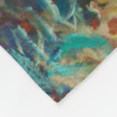 Claude Monet - Vrouw met een parasol naar links Fleece Deken (Hoek)
