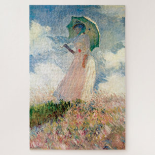 Claude Monet – Vrouw met een parasol, naar links g Legpuzzel