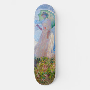 Claude Monet - Vrouw met een parasol naar links ge Persoonlijk Skateboard