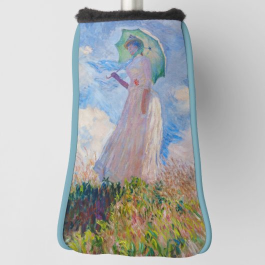 Claude Monet - Vrouw met een parasol naar links Golfheadcover (Draai 90)