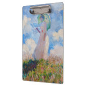 Claude Monet - Vrouw met een parasol naar links Klembord (Links)