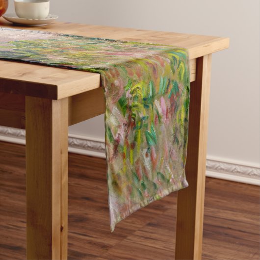 Claude Monet - Vrouw met een parasol naar links Korte Tafelloper (Voorbeeld)