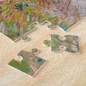 Claude Monet - Vrouw met een parasol naar links Legpuzzel (Zijkant)