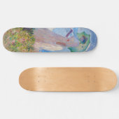 Claude Monet - Vrouw met een parasol naar links Persoonlijk Skateboard (Horizontaal)