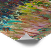 Claude Monet - Vrouw met een parasol naar links Poster (Hoek)