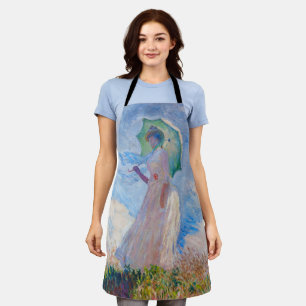 Claude Monet - Vrouw met een parasol naar links Schort