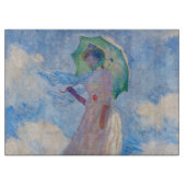 Claude Monet - Vrouw met een parasol naar links Snijplank (Voorkant)