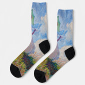 Claude Monet - Vrouw met een parasol naar links Sokken (Links)