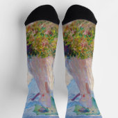 Claude Monet - Vrouw met een parasol naar links Sokken (Top)