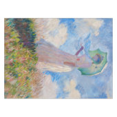 Claude Monet - Vrouw met een parasol naar links Tafelkleed (Voorkant (Horizontaal))