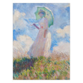 Claude Monet - Vrouw met een parasol naar links Tafelkleed (Voorkant)