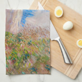 Claude Monet - Vrouw met een parasol naar links Theedoek (Quarter Fold)