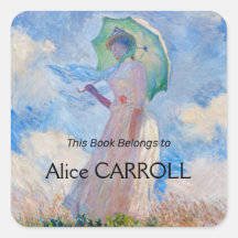 Claude Monet - Vrouw met een parasol naar links