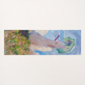 Claude Monet - Vrouw met een parasol naar links Yogamat (Achterkant (horizontaal))