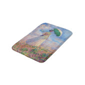 Claude Monet - Vrouw met een Parasol naar rechts Badmat (Gekanteld)
