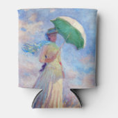 Claude Monet - Vrouw met een Parasol naar rechts Blikjeskoeler (Voorkant)