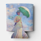 Claude Monet - Vrouw met een Parasol naar rechts Blikjeskoeler (Achterkant)