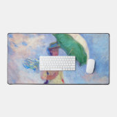 Claude Monet - Vrouw met een Parasol naar rechts Bureaumat (Keyboard & Muis)