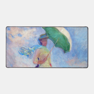 Claude Monet - Vrouw met een Parasol naar rechts Bureaumat