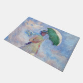 Claude Monet - Vrouw met een Parasol naar rechts Deurmat (Schuin)