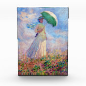 Claude Monet - Vrouw met een Parasol naar rechts Fotoblokken (Voorkant)