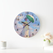 Claude Monet - Vrouw met een parasol naar rechts Grote Klok (Huis)