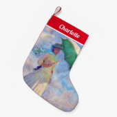 Claude Monet - Vrouw met een Parasol naar rechts Kleine Kerstsok (Voorkant (Hangend))
