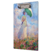 Claude Monet - Vrouw met een Parasol naar rechts Klembord (Links)