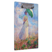 Claude Monet - Vrouw met een Parasol naar rechts Klembord (Rechts)