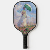 Claude Monet - Vrouw met een Parasol naar rechts Pickleball Paddle (Voorkant)