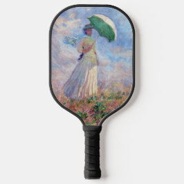 Claude Monet - Vrouw met een Parasol naar rechts Pickleball Paddle