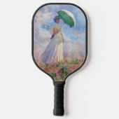 Claude Monet - Vrouw met een Parasol naar rechts Pickleball Paddle (Achterkant)
