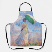 Claude Monet - Vrouw met een Parasol naar rechts Schort (Voorkant)