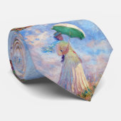 Claude Monet - Vrouw met een Parasol naar rechts Stropdas (Opgerold)
