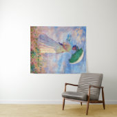 Claude Monet - Vrouw met een Parasol naar rechts Wandkleed (In Situ (horizontaal))