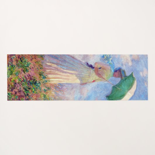 Claude Monet - Vrouw met een Parasol naar rechts Yogamat (Achterkant (horizontaal))