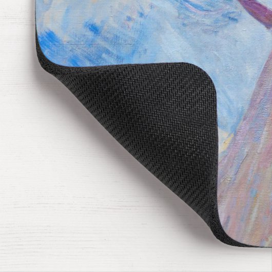 Claude Monet - Vrouw met een parasol/paraplu Muismat (Hoek)