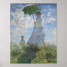 Claude Monet - Vrouw met een parasol