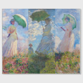 Claude Monet - Vrouw met een serie van Parasol Cadeaupapier (Vlak)