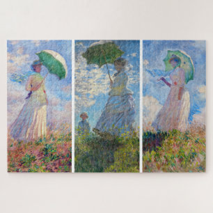 Claude Monet - Vrouw met een serie van Parasol Legpuzzel