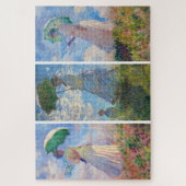 Claude Monet - Vrouw met een serie van Parasol Legpuzzel (Verticaal)