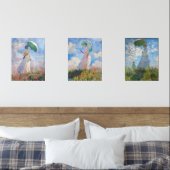 Claude Monet - Vrouw met een serie van Parasol Muurkunst Sets (Slaapkamer)