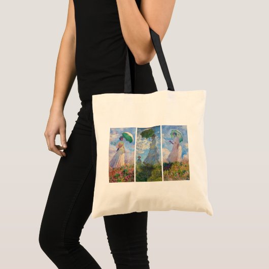 Claude Monet - Vrouw met een serie van Parasol Tote Bag (Voorkant (product))