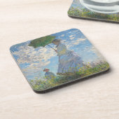 Claude Monet | Vrouw met parasol Bier Onderzetter (Linkerzijde)