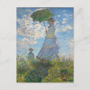 Claude Monet   Vrouw met parasol Briefkaart