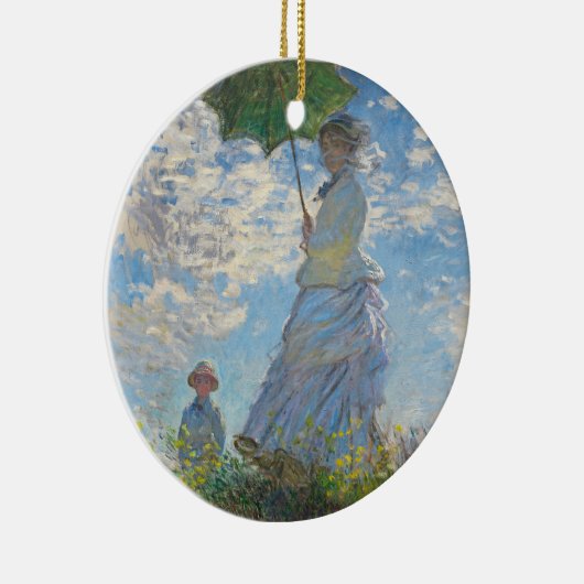 Claude Monet | Vrouw met parasol Keramisch Ornament (Rechts)