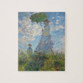 Claude Monet | Vrouw met parasol Legpuzzel (Verticaal)